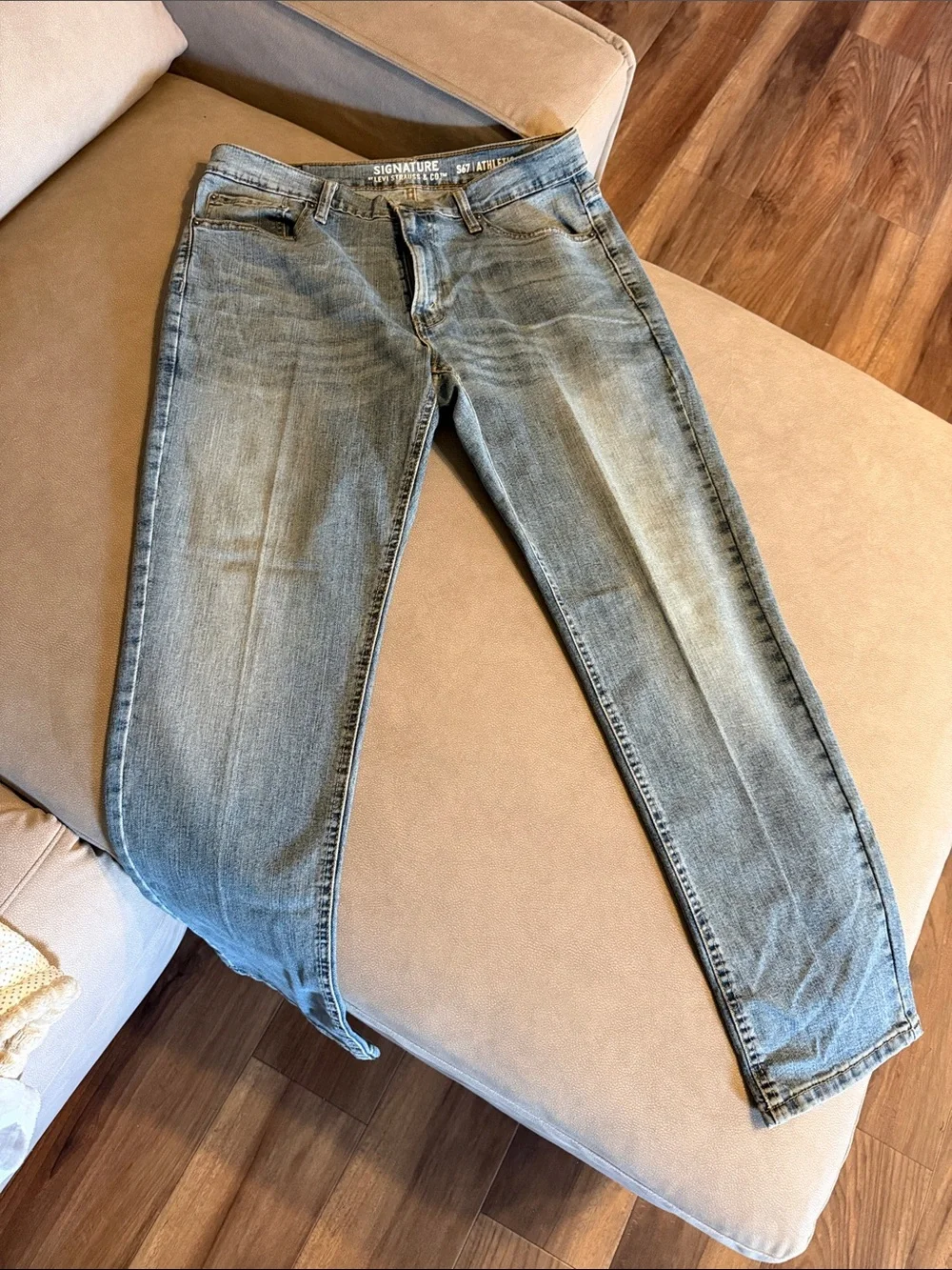 Levi's Light Wash Men’s Slim Straight Jeans 33x30